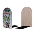 thumbnail image 2 of El Gordo y el Flaco Sujetalibros decorativos temáticos, tope para estantería con base antideslizante, uso dual para hogar y oficina - 2 piezas, 2 of 6