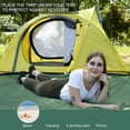 thumbnail image 6 of REDCAMP Waterproof Camping Tarp, Grey/Green 4 in 1 Multifunctional Tent Footprint for Camping, Hiking, Backpacking, 6 of 6