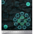 thumbnail image 1 of Soimoi Cotton Poplin Fabric Sacred Geometry & Filigree Damask Printed Craft Fabric by the Yard 56 Inch Wide, 1 of 1