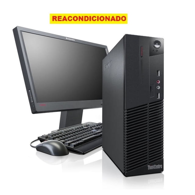 PC LENOVO Thinkcentre M79 SFF,AMD A8, 12GB RAM, 256GB SSD, MONITOR 20, REACONDICIONADO