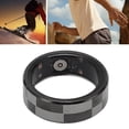 thumbnail image 1 of Smart Ring Health Tracker, Motion Gaming Step Counter  Control Exercise Tracker Ring Multiple Sport Modes Aluminum Alloy with APP for Cycling No.8,No.9,No.10,No.11, 1 of 7