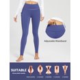 thumbnail image 6 of baleaf Womens Fleece Lined Leggings with 5 Pockets 27'' Thermal Navy L, 6 of 7