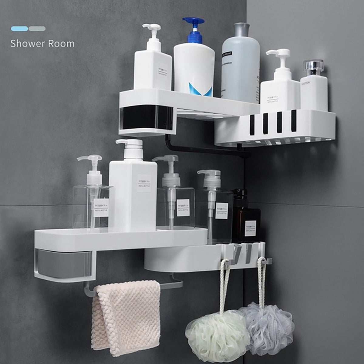 shower organizer wall mounted