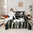 thumbnail image 4 of Castle Fairy Animal Deer Queen Comforter Set,Camo American Flag Bedding Comforter Set, 4 of 8