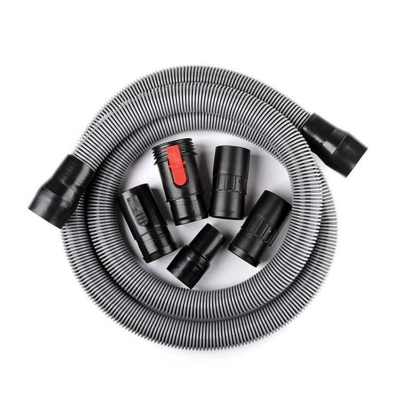 WORKSHOP  WS17823A 1.875-inch x 10-Feet Contractor Hose for Wet Dry Vac - Black