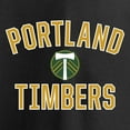 thumbnail image 3 of Women's Black Portland Timbers Victory Arch V-Neck T-Shirt, 3 of 4
