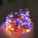 thumbnail image 3 of Cadena de luces LED de alambre de cobre, luces solares de alambre de cobre para exteriores, caja de batería impermeable, control remoto, 8 funciones, luz decorativa navideña, 3 of 4