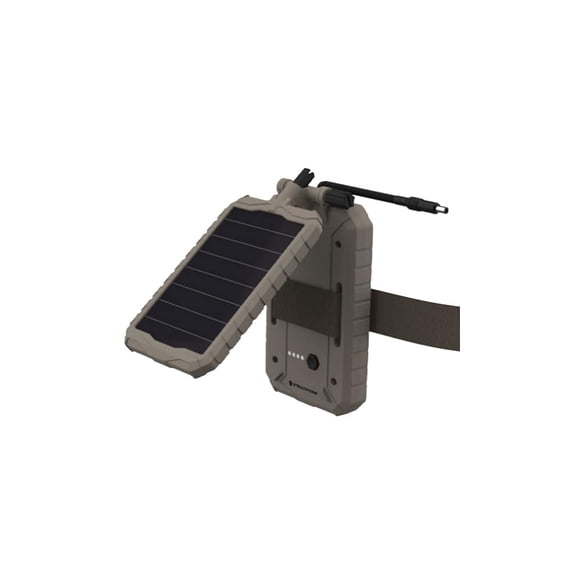 Stealth CAM Durable Sol-Pak 3X Pack de Batteries Solaires / Panneau Solaire 12V, Batterie Rechargeable 3000 MAH & Câble Isolé de 10 Pieds / Compatible avec Toutes les Caméras Sans Fil/cellulaires