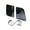 Black, variant on Motorcycle Front Fork Air WindShield Windscreen Deflector for Honda Shadow for Kawasaki for Yamaha for Suzuki Plastic