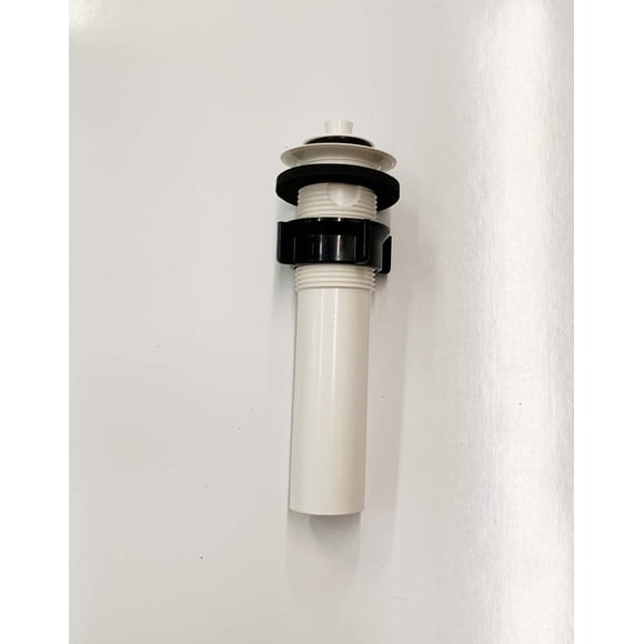 Desagüe emergente para lavabo de RV A.A de plástico ABS blanco 3,2 x 15 cm