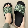 thumbnail image 3 of HELLHERO Platform Slide Sandals for Beach Outdoor Bath, Waterproof EVA Slippers, Camouflage, 3 of 5