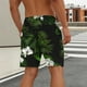 thumbnail image 2 of Pantalones Cortos para Hombre de Cintura Elástica con Bolsillos Pantalones de Playa de Impresión Casual, Poliéster Ligero de Moda para la Primavera Verano Al Aire Libre Y el Uso Diario, 2 of 5