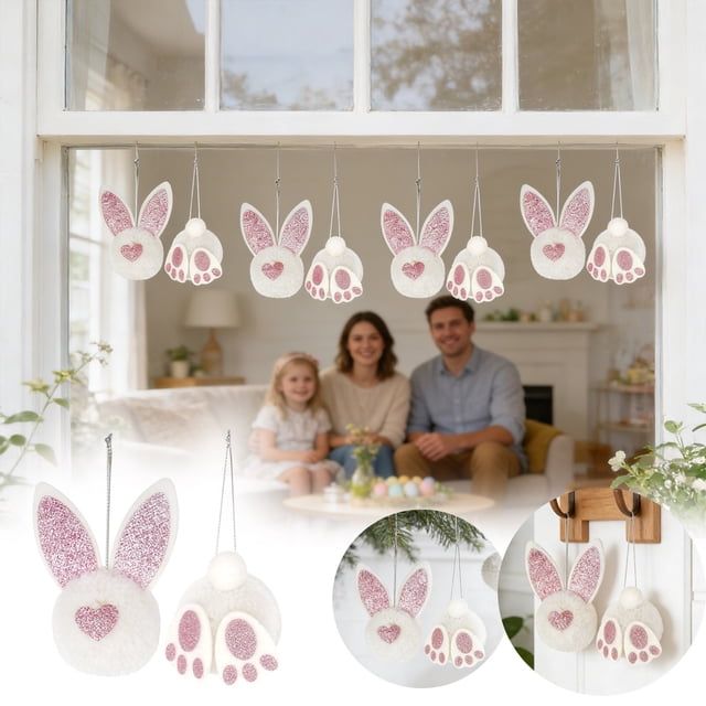 Product Hanging Decorations for Easter and Stuffed for Home Party 2PCS