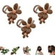 thumbnail image 1 of Pinzas rectas con forma de pico de pato y flores retro, horquilla y pinza recta con forma de pico de pato y flores retro, pinzas para el pelo elegantes con forma de pico de pato, planas y de fijación, 1 of 8