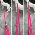thumbnail image 5 of Dog Leash-Multifunctional Double Ended,for Obedience Training Or Distance Work Easy to Use,Lightweight,Soft&Durable Convertible Hands Free,Crossbody,Over Shoulder (Fuchsia, 2M*2.5CM), 5 of 5