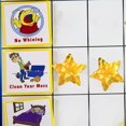thumbnail image 3 of 1 paquete grande de pegatinas holográficas de estrellas doradas TANGJMXG rollo de 500 pegatinas de aluminio, 3 of 5