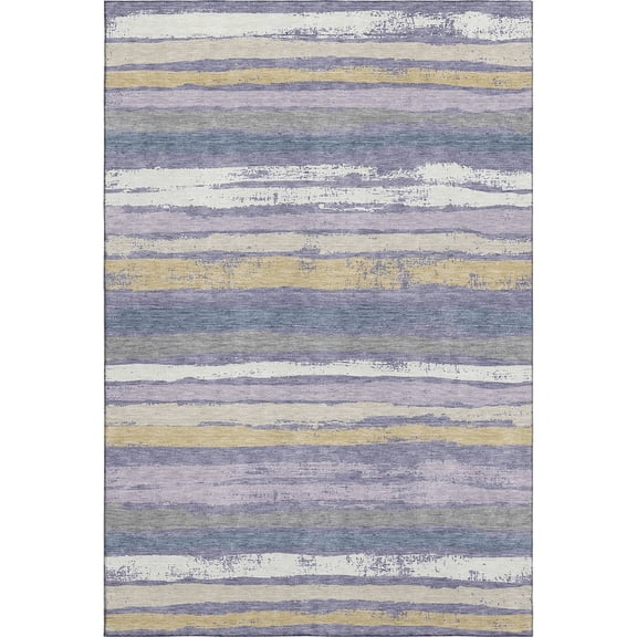 Dalyn Rugs Premium Machine Washable Mayfield AMF1019 Purple 10' x 14' Rug