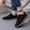 Black, variant on YOUYEDIAN Sneakers for Women Retro Versatile Round Toe Non Slip Flats Strap Design Sport Outdoor Walking Shoes
