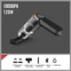 thumbnail image 5 of pstuiky Aspiradora de coche con potente succión mini aspiradora para grietas limpiador de teclado recargable por USB, 5 of 7