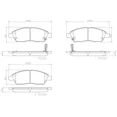 thumbnail image 2 of Balatas Delanteras marca brembo para Nissan Versa Advance 2012-2019, 2 of 5
