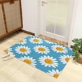 thumbnail image 4 of Daisy Rugs for Girls Bedroom - 6x8 Rug - Daisy Rug - Cute Floral Botanical Area Rug - Girls Flower Spring Rugs - Wildflower Blue Carpet, 4 of 7