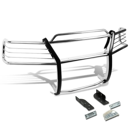 For 2002 to 2005 Ford Explorer 4-Door Front Bumper Protector Brush Grille Guard (Chrome) 03 04