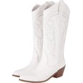 thumbnail image 1 of Mid Heeled Pointed Knight Boots Shoes for Women Girls, 1 of 7