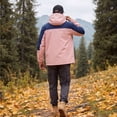 thumbnail image 5 of Dresfit Rain Jacket Mens with Hood Windproof Zip Up Windbreaker Jacket 2026 Summer Long Sleeve Hooded Hiking Outwear Loose Fit Waterproof Raincoat L, 5 of 7