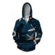 thumbnail image 3 of Sudadera con capucha para hombre, moderna y versátil, cómoda, con movimiento, sudadera con capucha, sudaderas casuales de moda para hombre, estampado de peces personalizado, 3 of 4