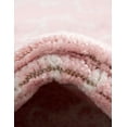 thumbnail image 5 of Unique Loom Whimsy Kids Collection Area Rug - Safari Animals (2' 2" x 3' 11" Runner Pink/Ivory) Perfect For Kids Bed Room/Nursery Room/Living Room/Class Room/Play Room, 5 of 5