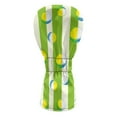 thumbnail image 2 of Yuyamidu Golf Ball Golf Head Covers for Driver Fairway Woods Hybrid Green Stripes Headcovers PU Leather Golf Club Head Cover, 2 of 8