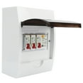 thumbnail image 4 of Boîte à fusibles à 2 voies - 40A 30mA RCD 2 MCB Boîte à fusibles de garage d'alimentation, Boîte électrique Bâtiment résidentiel Boîte auxiliaire électrique pour restaurants, bureaux, 230/400V, 4 of 8