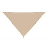 California Sun Shade Sail Right Triangle 15ft x 12ft x 9ft Walnut