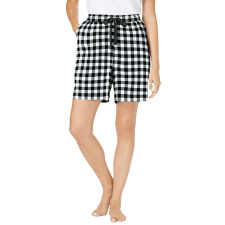 

Dreams & Co. Women s Plus Size Flannel Pajama Short Pajamas