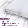 thumbnail image 3 of Protectores de almohada CirclesHome, 100% algodón, estándar, paquete de 4, 3 of 9