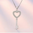 thumbnail image 5 of MIADEAL Keys to the Kingdom Necklaces in Gift Box, Cubic Zirconia, 925 Sterling Silver, 5 of 5