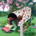 thumbnail image 5 of Coolnut Magnetic Mailbox Cover, Geometrical Flowers Pattern Design Post Mail Box Cover Mail Wraps Cover, Standard Size 20.7" L x 18" W, 5 of 5
