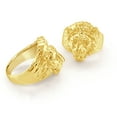 thumbnail image 2 of Lion Ring for Men 14K Gold Lion Head Design Ring (RS 7), 2 of 6