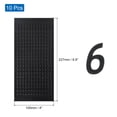 thumbnail image 2 of 10 Hojas de Etiquetas de Número para Uñas Impermeables 3D Pequeñas del 0 al 9 Autoadhesivas para Álbum de Fotos, Negro, 2 of 6