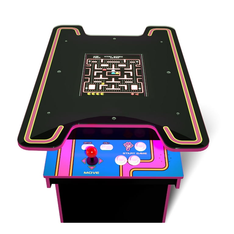 Arcade1UP PAC-MAN Tabletop Cocktail Machine with 12-in-1 Games