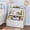 Antique White, variant on Bookshelf and Toy Storage Organizer, 32" Tall, Wooden Bookcase Cabinet with Tabletop, Anti-Tipping Device, Waterproof Kids Cubbies for Nursery Playroom Bedroom Classroom Daycare - Grey.