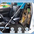 thumbnail image 3 of KUIFORTI Waterproof Car Seat Cover Towel - Non-Slip Car Seat Protector for Gym, Workout, Hiking, Beach, Swimming, Fits Cars, SUVs, Trucks, Fun Squirrel Print, 3 of 7