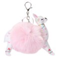 thumbnail image 1 of Coofit Key Chain Lovely Alpaca Shape Pom Pom Handbag Pendant Keyring Charm Purse Charm, 1 of 6