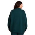 thumbnail image 3 of Reebok Women's & Women's Plus Transition Mock Neck Sweatshirt, Sizes XS-4X, 3 of 7