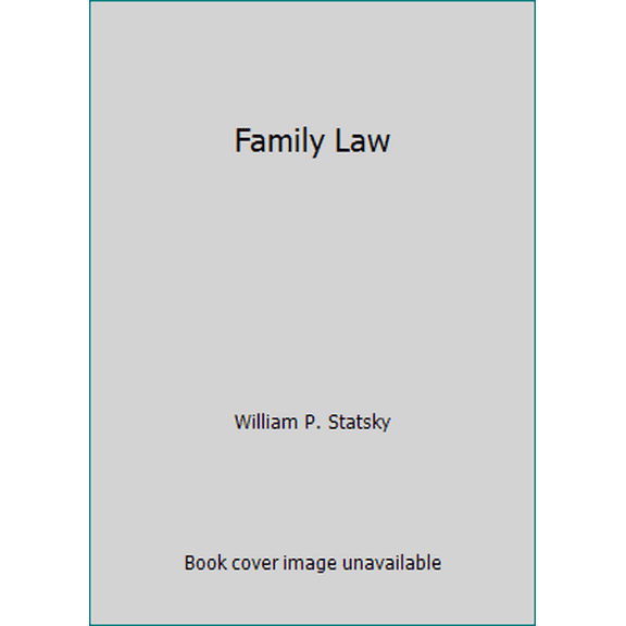 Pre-Owned Family Law (Hardcover) 0314718516 9780314718518