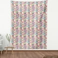 thumbnail image 4 of Ambesonne Geometric Fabric by the Yard Upholstery, Triangles on Snake Skin, 3 Yards, Multicolor, 4 of 5