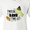 thumbnail image 4 of Inktastic Halloween Trick Rawr Treat with Dinosaur Youth T-Shirt, 4 of 5
