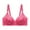 Hot Pink, variant on Honeeladyy Bras for Sagging Breasts Woman's Plus Size Wire Free Comfortable Underwear Front Buckle Type Gathered Side Collection Thin Cup Mother Bra Christmas Gifts for Girlfriend #G-L