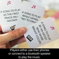 thumbnail image 5 of Game That Song 80'S Mix Expansion - 50 cartas nuevas - Juego de cartas musicales para adultos y adolescentes de la familia. ¡Diversión hilarante, adictiva y competitiva para noches de juegos!, 5 of 5