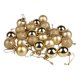 thumbnail image 1 of FELTECHELECTR 24 adornos navideños de bolas doradas para árbol de Navidad, para decoración de fiestas, bodas y festividades., 1 of 6